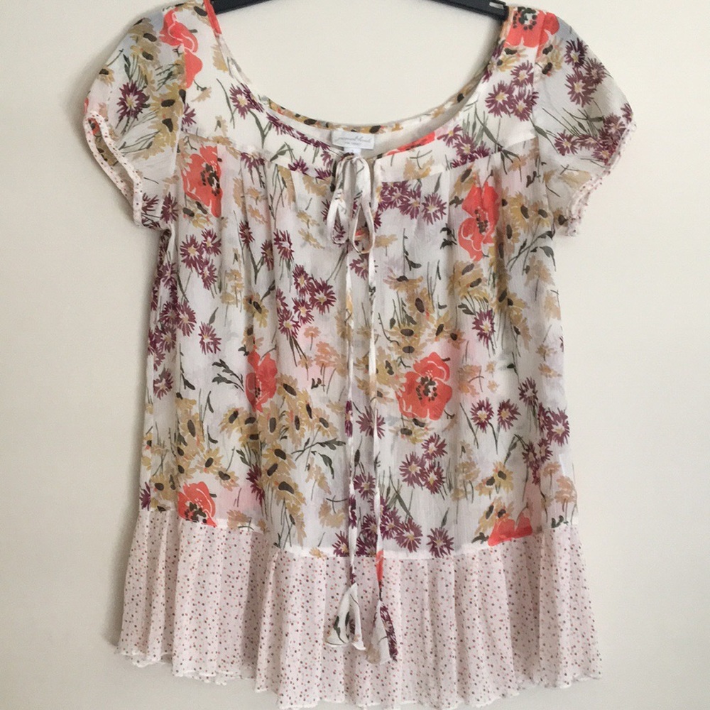 Jovovich-Hawk floral women’s top
